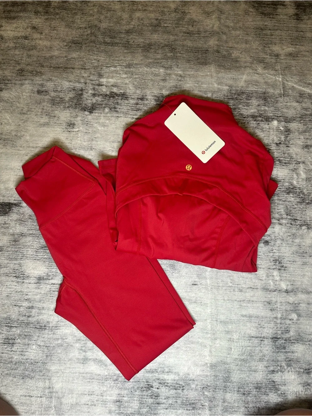 lululemon athletica Women's Red Track Jacket with Zip Pockets